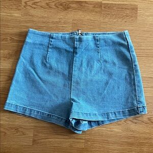 Forever 21 Light Blue Jean Shorts